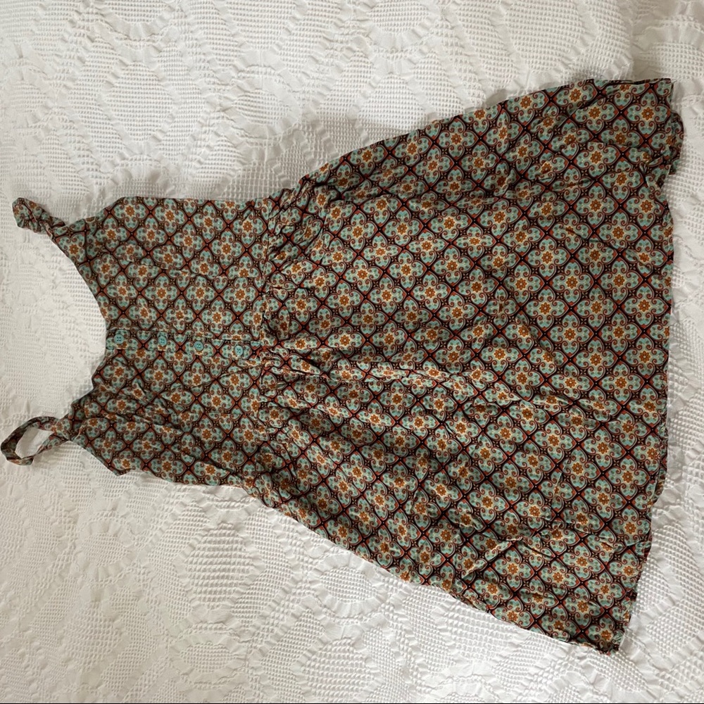 Patterned mini dress